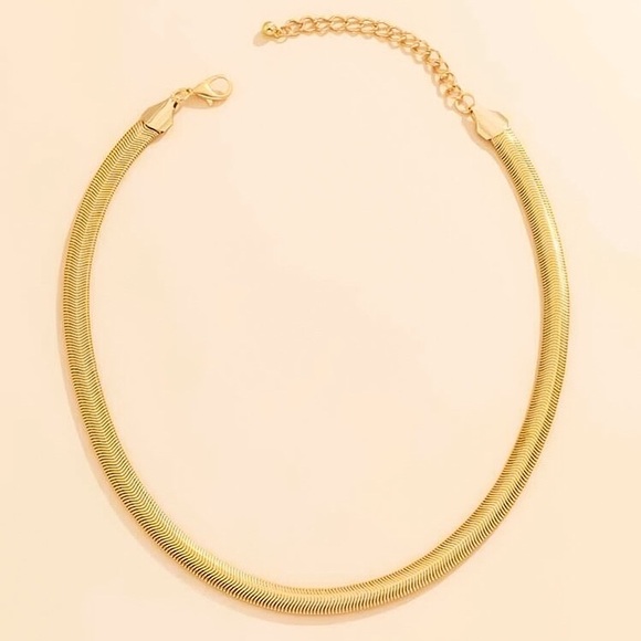 🔵𝟲𝟱%𝗢𝗙𝗙 𝗯𝘂𝗻𝗱𝗹𝗲𝘀 𝟯+🔵 NEW Flat Snake Stainless Steel Necklace - Picture 12 of 17